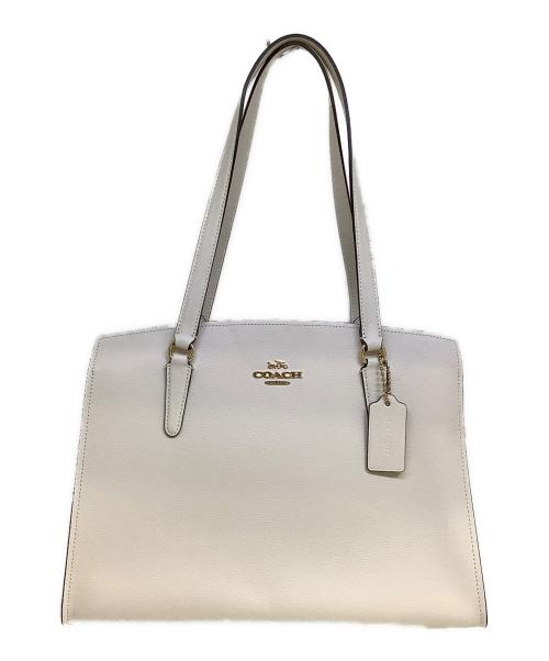COACH（コーチ）COACH (コーチ) ハンドバッグ ベージュの古着・服飾アイテム