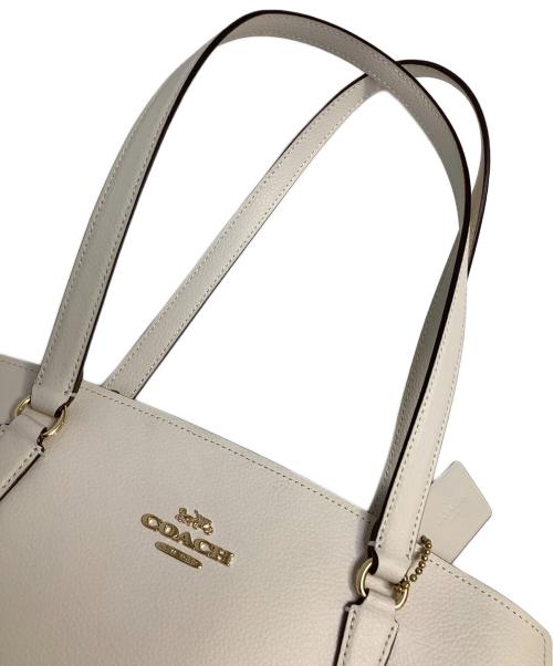 COACH（コーチ）COACH (コーチ) ハンドバッグ ベージュの古着・服飾アイテム
