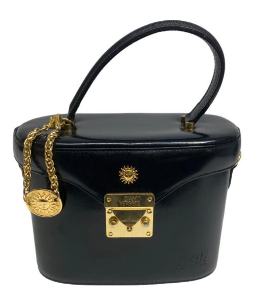 GIANNI VERSACE（ジャンニ・ヴェルサーチ）GIANNI VERSACE (ジャンニ・ヴェルサーチ) バニティバッグ ブラックの古着・服飾アイテム