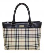 BURBERRYバーバリー）の古着「ノバチェック トートバッグ」｜ベージュ