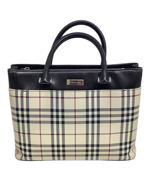 BURBERRY（バーバリー）BURBERRY (バーバリー) ノバチェック トートバッグ ベージュの古着・服飾アイテム