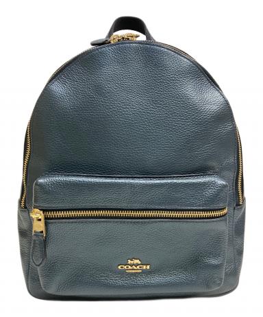【新品未使用】COACH リュック ブルー ×ベージュ 1060004217537723_01_9978w.jpeg