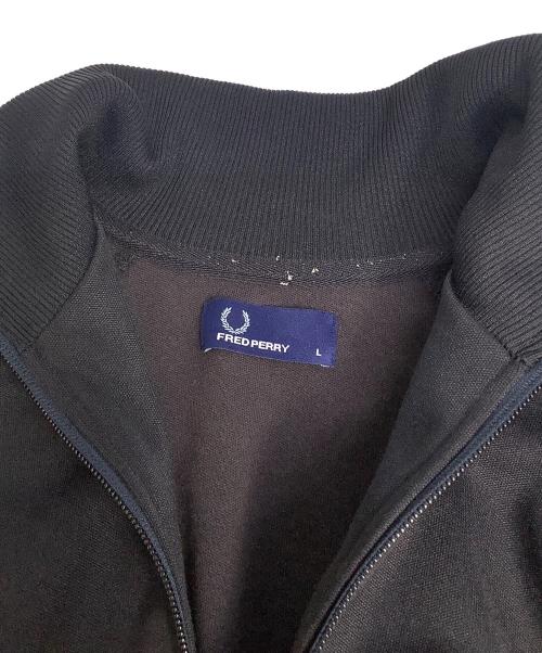 FRED PERRY（フレッドペリー）FRED PERRY (フレッドペリー) トラックジャケット ブラック サイズ:Lの古着・服飾アイテム