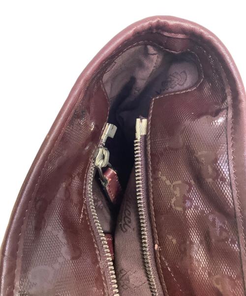 GUCCI（グッチ）GUCCI (グッチ) GGスプリーム トートバッグ パープルの古着・服飾アイテム