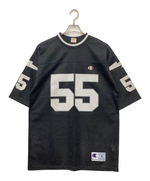 Champion（チャンピオン）Champion (チャンピオン) 半袖カットソー ブラック サイズ:Lの古着・服飾アイテム