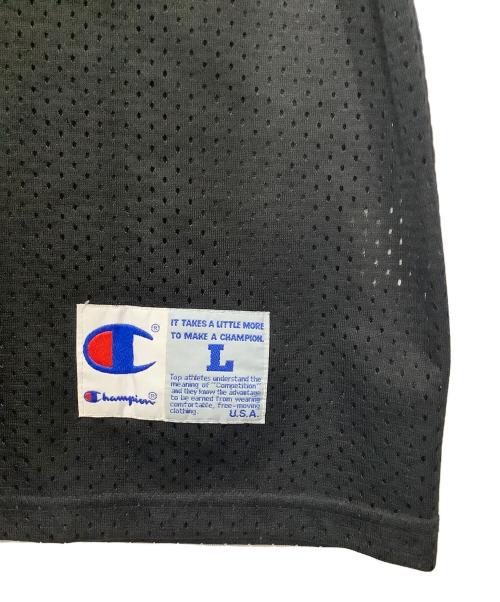 Champion（チャンピオン）Champion (チャンピオン) 半袖カットソー ブラック サイズ:Lの古着・服飾アイテム