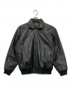 olympic leather wearオリンピックレザー）の古着「レザージャケット」｜ブラック