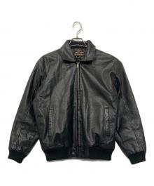olympic leather wear（オリンピックレザー）の古着「レザージャケット」｜ブラック