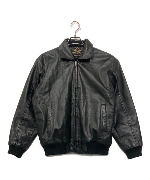 olympic leather wear（オリンピックレザー）olympic leather wear (オリンピックレザー) レザージャケット ブラック サイズ:LLLの古着・服飾アイテム