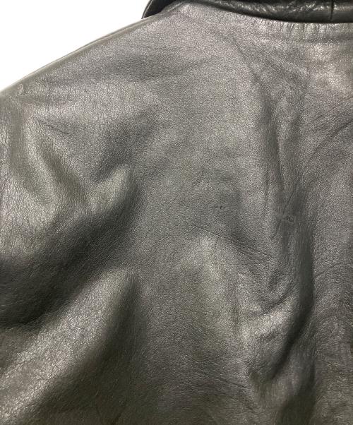 olympic leather wear（オリンピックレザー）olympic leather wear (オリンピックレザー) レザージャケット ブラック サイズ:LLLの古着・服飾アイテム