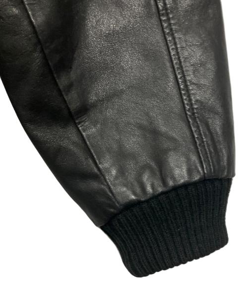 olympic leather wear（オリンピックレザー）olympic leather wear (オリンピックレザー) レザージャケット ブラック サイズ:LLLの古着・服飾アイテム
