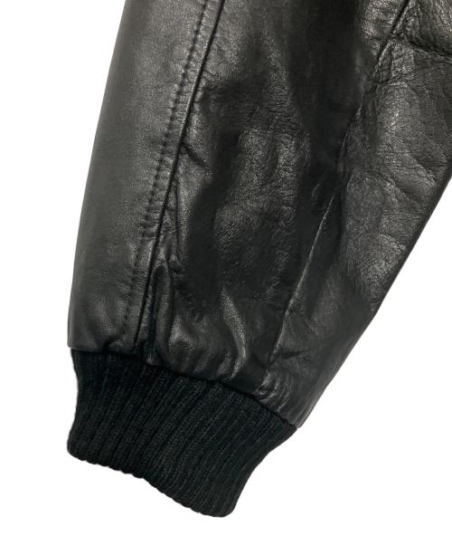 olympic leather wear（オリンピックレザー）olympic leather wear (オリンピックレザー) レザージャケット ブラック サイズ:LLLの古着・服飾アイテム