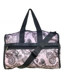 LeSportsac（レスポートサック）の古着「ボストンバッグ」｜ピンク