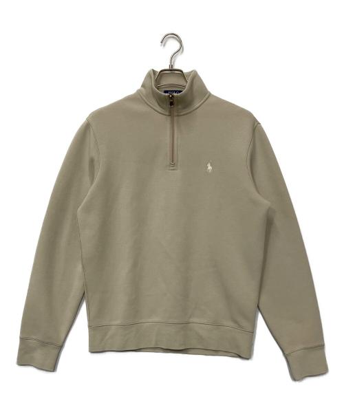 POLO（ポロ）POLO (ポロ) ハーフジップスウェット ベージュ サイズ:Sの古着・服飾アイテム