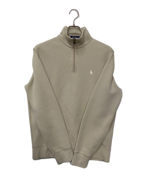 POLO（ポロ）POLO (ポロ) ハーフジップスウェット ベージュ サイズ:Sの古着・服飾アイテム