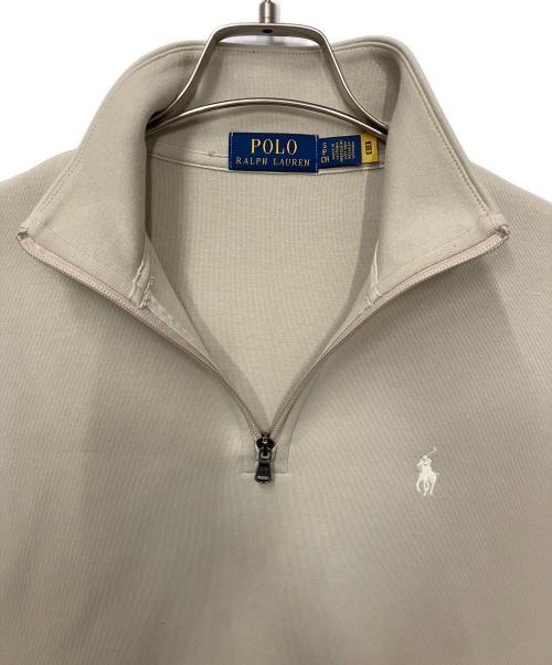 POLO（ポロ）POLO (ポロ) ハーフジップスウェット ベージュ サイズ:Sの古着・服飾アイテム