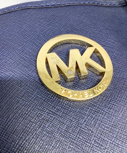 MICHAEL KORS（マイケル・コース）MICHAEL KORS (マイケル・コース) トートバッグ ネイビーの古着・服飾アイテム