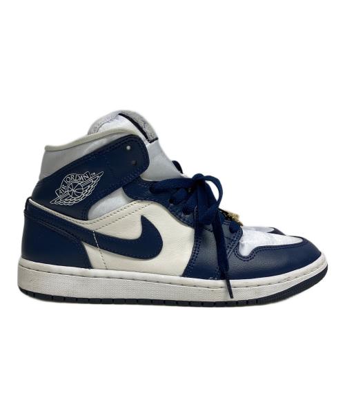 NIKE（ナイキ）NIKE (ナイキ) ハイカットスニーカー ネイビー×ブルー サイズ:25cmの古着・服飾アイテム