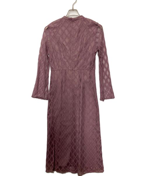 LAMAISON（ラ・メゾン）LAMAISON (ラ・メゾン) 長袖ワンピース パープル サイズ:FREEの古着・服飾アイテム
