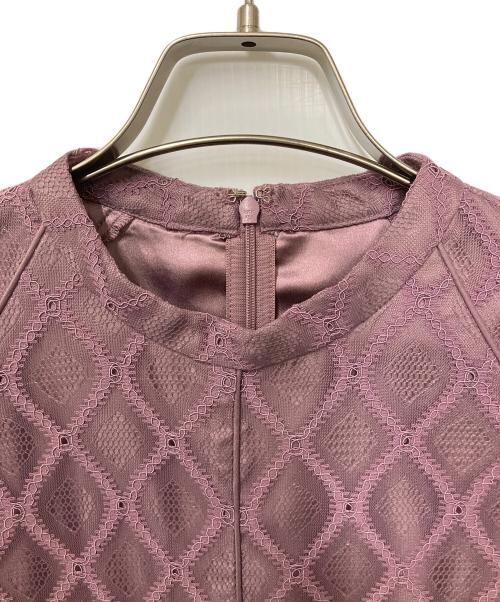 LAMAISON（ラ・メゾン）LAMAISON (ラ・メゾン) 長袖ワンピース パープル サイズ:FREEの古着・服飾アイテム