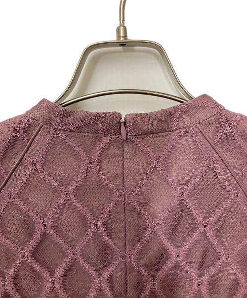 LAMAISON（ラ・メゾン）LAMAISON (ラ・メゾン) 長袖ワンピース パープル サイズ:FREEの古着・服飾アイテム