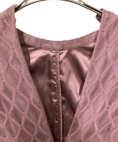 LAMAISON（ラ・メゾン）LAMAISON (ラ・メゾン) 長袖ワンピース パープル サイズ:FREEの古着・服飾アイテム