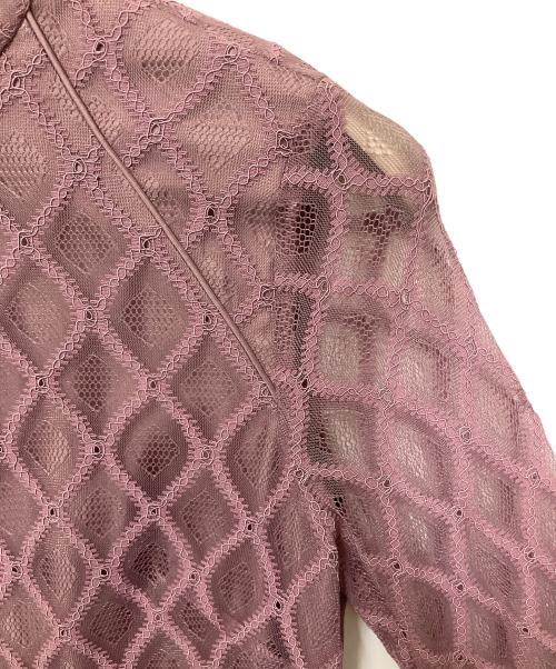 LAMAISON（ラ・メゾン）LAMAISON (ラ・メゾン) 長袖ワンピース パープル サイズ:FREEの古着・服飾アイテム