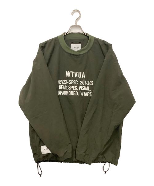 WTAPS（ダブルタップス）WTAPS (ダブルタップス) プルオーバー型スモックジャケット グリーン サイズ:03の古着・服飾アイテム
