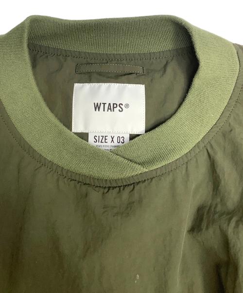 WTAPS（ダブルタップス）WTAPS (ダブルタップス) プルオーバー型スモックジャケット グリーン サイズ:03の古着・服飾アイテム