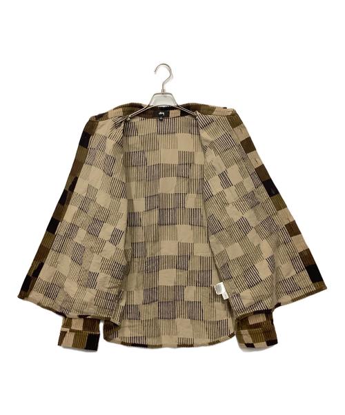 stussy（ステューシー）stussy (ステューシー) 長袖シャツ ベージュ サイズ:Lの古着・服飾アイテム