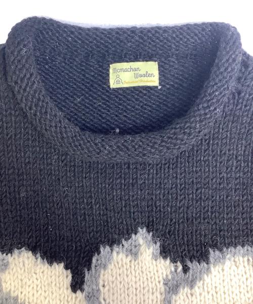 Mcmachan Woolen（マクマーンウーレン）Mcmachan Woolen (マクマーンウーレン) 厚手ニット ブラック サイズ:-の古着・服飾アイテム