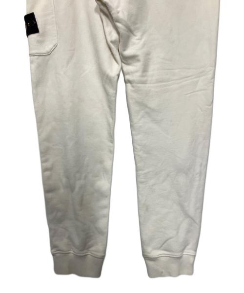 STONE ISLAND（ストーンアイランド）STONE ISLAND (ストーンアイランド) ガーメントダイ ロゴパッチ スウェット ジョガーパンツ ホワイト サイズ:Mの古着・服飾アイテム