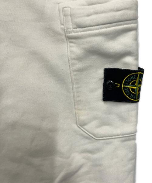 STONE ISLAND（ストーンアイランド）STONE ISLAND (ストーンアイランド) ガーメントダイ ロゴパッチ スウェット ジョガーパンツ ホワイト サイズ:Mの古着・服飾アイテム