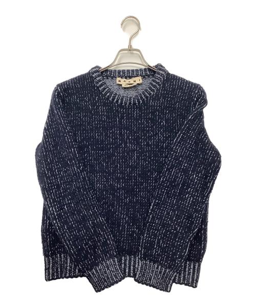 MARNI（マルニ）MARNI (マルニ) 厚手ニット ネイビー サイズ:44の古着・服飾アイテム