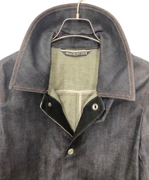 MACKINTOSH（マッキントッシュ）MACKINTOSH (マッキントッシュ) ダンケルド デニム ステンカラーコート インディゴ サイズ:UK 34の古着・服飾アイテム