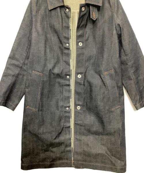 MACKINTOSH（マッキントッシュ）MACKINTOSH (マッキントッシュ) ダンケルド デニム ステンカラーコート インディゴ サイズ:UK 34の古着・服飾アイテム