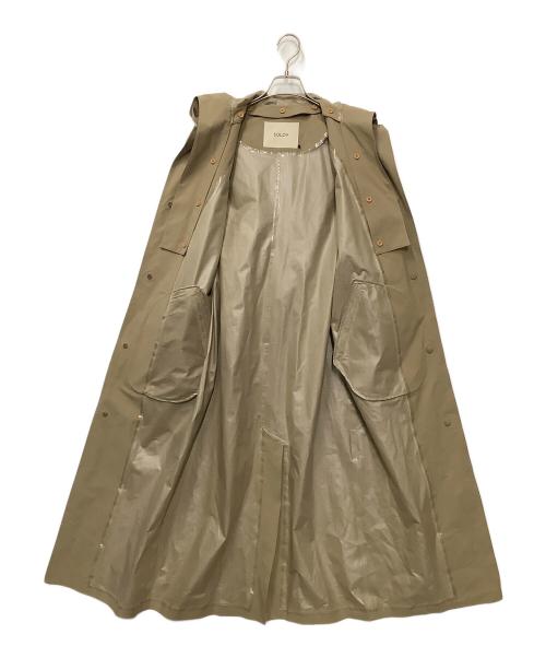 SOLOV（ソルヴ）SOLOV (ソルヴ) フーデッドコート オリーブ サイズ:2の古着・服飾アイテム