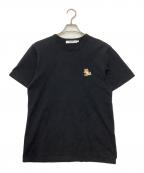 maison kitsuneメゾンキツネ）の古着「半袖カットソー」｜ブラック
