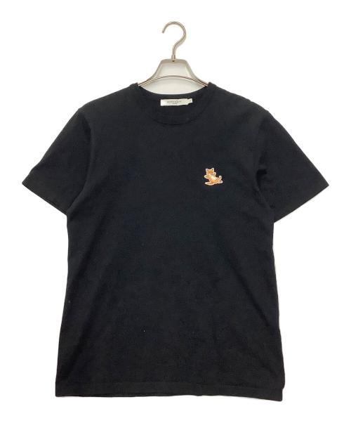 maison kitsune（メゾンキツネ）MAISON KITSUNE (メゾンキツネ) 半袖カットソー ブラック サイズ:Sの古着・服飾アイテム