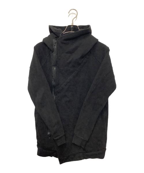 JULIUS（ユリウス）JULIUS (ユリウス) ジオメトリックパーカー ブラック サイズ:Mの古着・服飾アイテム