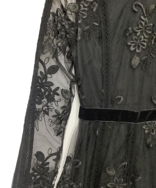 eimy istoire（エイミーイストワール）eimy istoire (エイミーイストワール) 長袖ワンピース ブラック サイズ:Sの古着・服飾アイテム