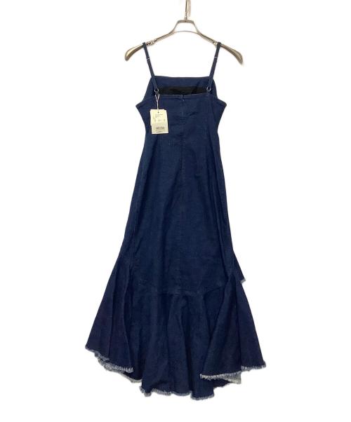 THETOE（ザ トゥー）thetoe (ザ トゥー) ノースリーブ・キャミソールワンピース インディゴ サイズ:Sの古着・服飾アイテム