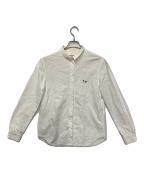 maison kitsuneメゾンキツネ）の古着「長袖シャツ」｜ホワイト