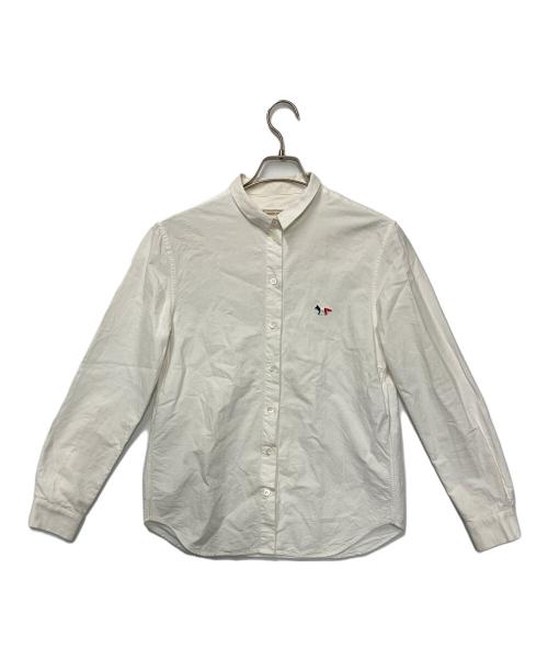 maison kitsune（メゾンキツネ）maison kitsune (メゾンキツネ) 長袖シャツ ホワイト サイズ:Sの古着・服飾アイテム
