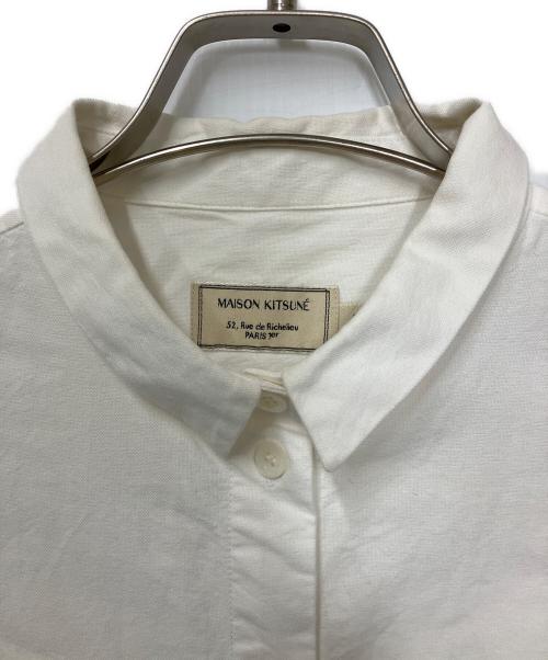maison kitsune（メゾンキツネ）maison kitsune (メゾンキツネ) 長袖シャツ ホワイト サイズ:Sの古着・服飾アイテム