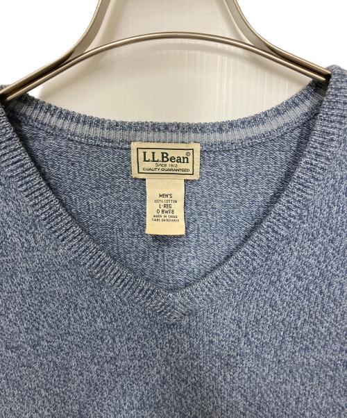 L.L.Bean（エルエルビーン）L.L.Bean (エルエルビーン) 薄手ニット ブルー サイズ:Lの古着・服飾アイテム