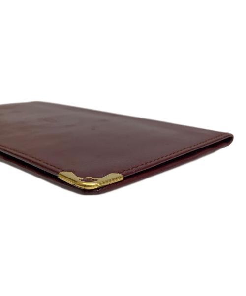 Cartier（カルティエ）Cartier (カルティエ) 札入れ ボルドーの古着・服飾アイテム