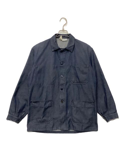 MAGASINS BLEUS（-）MAGASINS BLEUS (-) 長袖シャツ ブルー サイズ:-の古着・服飾アイテム