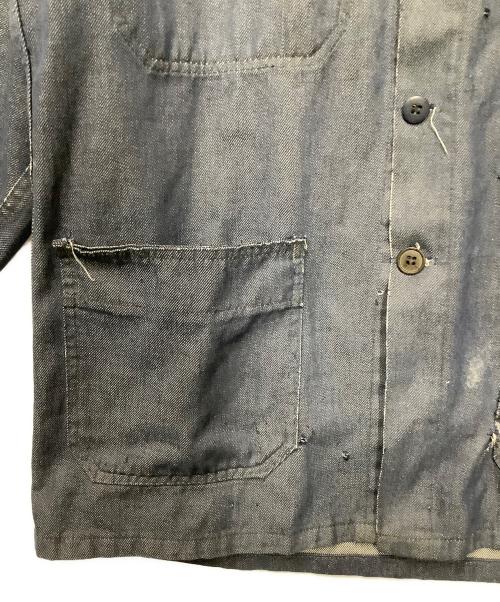 MAGASINS BLEUS（-）MAGASINS BLEUS (-) 長袖シャツ ブルー サイズ:-の古着・服飾アイテム