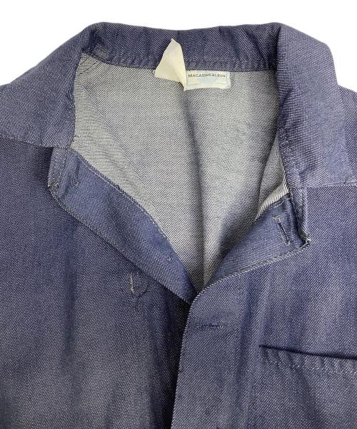 MAGASINS BLEUS（-）MAGASINS BLEUS (-) 長袖シャツ ブルー サイズ:-の古着・服飾アイテム